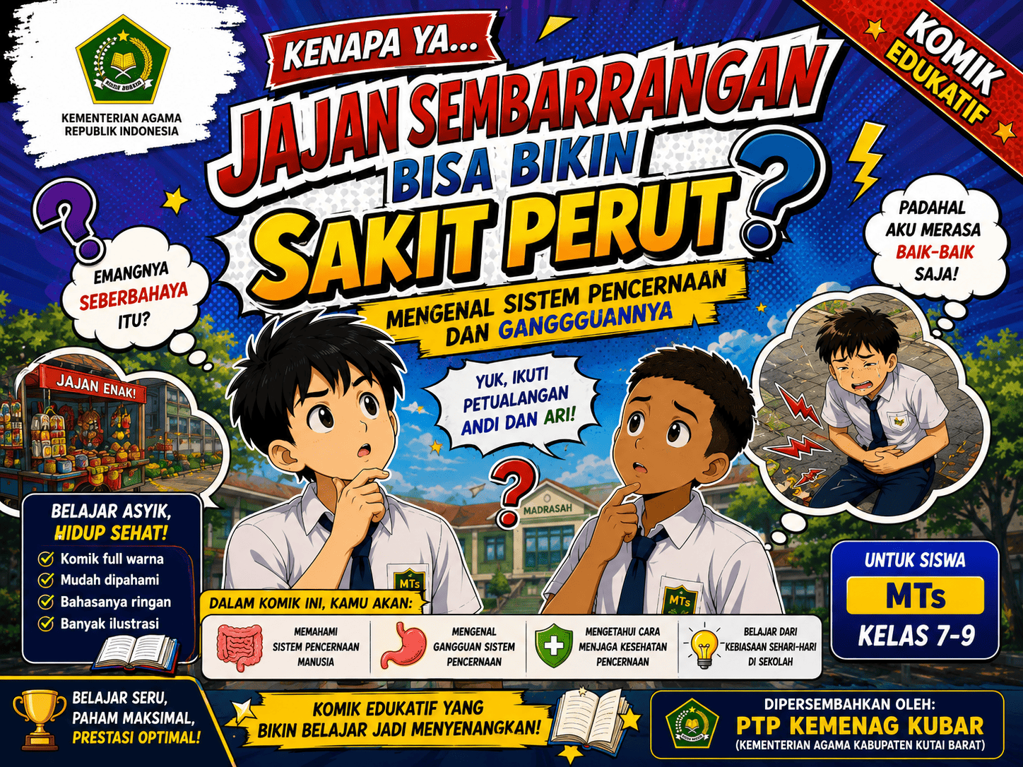 Komik Edukatif - Mengenal Sistem Pencernaan dan Gangguannya